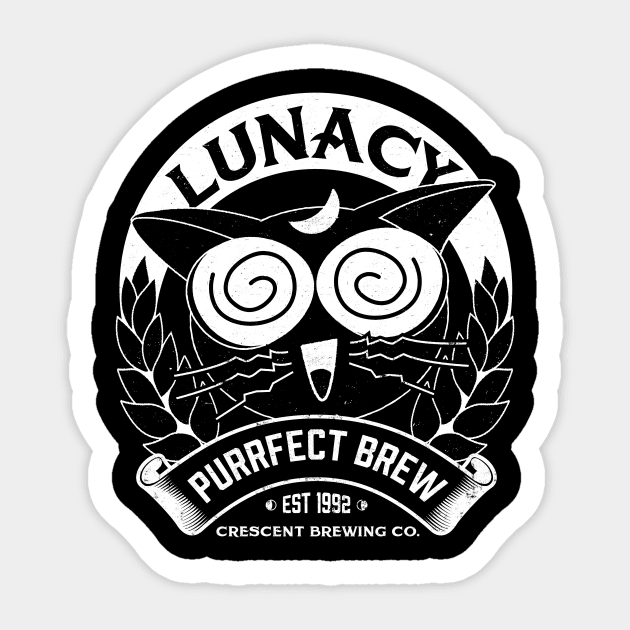 Lunacy Sticker by LimeGreenPalace